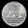 50 Kčs/1986 - Telč - mestská pamiatková rezervácia