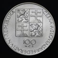 100 Kčs/1991 - W. A. Mozart - Znovuotvorenie Stavovského divadla v Prahe