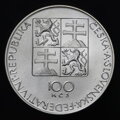 100 Kčs/1991 - W. A. Mozart - Znovuotvorenie Stavovského divadla v Prahe