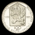 100 Kčs/1990 - 1. máj 1890 v Prahe - 100. výročie - nevydaná minca