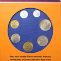 Sada obehových mincí ČSSR 1986