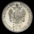 FRANZ JOSEPH I.- 1/4 Florin 1865 A