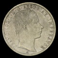 František Jozef I. - 1 Florin 1859 A variant bez bodky za REX