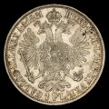 Reverz František Jozef I. - 1 Florin 1861 A