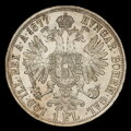 Reverz mince František Jozef I. - 1 Florin 1877 bz