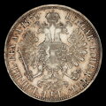 Reverz mince František Jozef I.- 1 Florin 1879 bz 