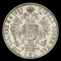 Reverz mince František Jozef I. - 1 Florin 1881 bz