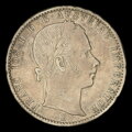 Francis Joseph I.- 1/4 Florin 1860 B