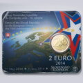 2 EURO/2014 - Vstup Slovenskej republiky du EÚ - 10. výročie - Coin Card