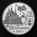 Averz - 10 Euro/2010 - Drevené chrámy v slovenskej časti karpatského oblúka - Svetové kultúrné dedičstvo