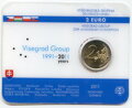 2 EURO/2011 - Vyšehradská skupina - 20. výročie vzniku - Coin card