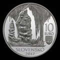 Obverse 10 EURO/2017 -UNESCO World Heritage – Caves of Slovak Karst