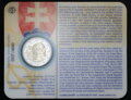 2 EURO/2018 - Vznik Slovenskej republiky - 25. výročie - Coin card