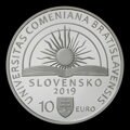 Obverse 10 EURO/2019 - 100th anniversary of Comenius University in Bratislava