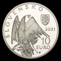 10 EURO/2021 - Alexander Dubček - 100th anniversary of the birth