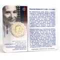 2 EURO/2021 - Alexander Dubček - 100. výročie narodenia - Coin Card