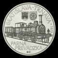 10 EURO/2023 - Spustenie parnej prevádzky na železničnej trati Bratislava - Trnava - 150. výročie