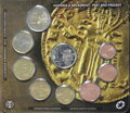 Sada mincí SR 2012 - Detail rozloženia mincí a tematického žetonu
