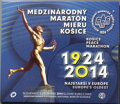 Sada mincí Slovenskej republiky 2014 - Medzinárodný maratón mieru Košice - 90. výročie vzniku