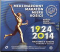 Sada mincí Slovenskej republiky 2014 - Medzinárodný maratón mieru Košice - 90. výročie vzniku