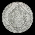 Reverz strieborného žetonu 30 grajciaru 1769 - replika mince.