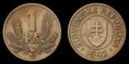 1 Koruna 1942 zatvorená 4