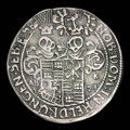 GERMANY / Mansfeld Bornstedt - Franz Maximilian and Heinrich Franz 2/3 Thaler 1675 AB K