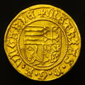 Matthias Corvinus - Goldgulden K-K shield