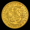 Averz zlatého svätováclavského dukátu z roku 1932
