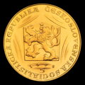 Averz zlatej mince - 5 dukát Karola IV. 1978