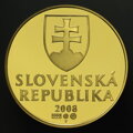 Zlatá desaťkoruna z roku 2008 - replika mince