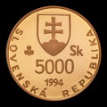5000 Sk/1994 - Svätopluk - 1100th anniversary of the death of ruler of Great Moravia