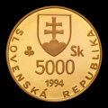 5000 Sk/1994 - Svätopluk - 1100. výročie úmrtia veľkomoravského panovníka 