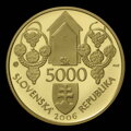 5000 Sk/2006 - Mojmír II. - ruler of Great Moravia