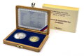 Uloženie mincí v drevenej etui s certifikátom 