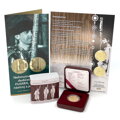 Coin in case with certificate, cover, commemorative letter and leaflet