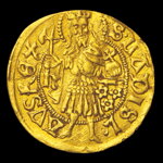Vladislav II. Jagelovský - dukát bez letopočtu n-kvety v erbe