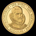 100 EURO/2022 - Rudolf II. - 450. výročie korunovácie v Bratislave