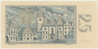 25 Kčs/1958 séria S, perforovaná 25 Kčs/1958 séria S, perforovaná