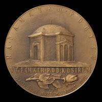Josef Mánes - 100. výročie úmrtia, bronzová medaila - J. Tříska Josef Mánes - 100. výročie úmrtia, bronzová medaila - J. Tříska