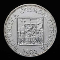 Averz striebornej mince 10 Kč/1931