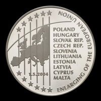 Vstup Slovenska do Európskej únie - strieborná medaila - Š. Novotný Vstup Slovenska do Európskej únie - strieborná medaila - Š. Novotný