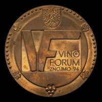 Vino Forum Znojmo 1994 - tombaková medaila - M. Polonský