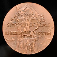 II. medzinárodné sympózium medailí - tombaková medaila -  V. Bojňanský