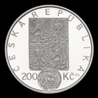 Averz mince - 200 Kč/2000 - Menová reforma Václava II. ..... - 700. výročie 