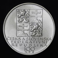 100 Kčs/1991 - Antonín Dvořák - 150. výročie narodenia
