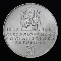 50 Kčs/1968 - 50. výročie vzniku Československa