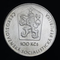 100 Kčs/1981 - Človek v kozme - 20. výročie 1 letu do vesmíru 100 Kčs/1981 - Človek v kozme - 20. výročie 1 letu do vesmíru