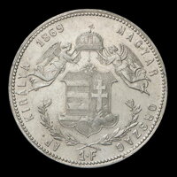 FRANCIS JOSEPH I. - 1 Forint 1869 GY.F.
