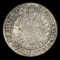 Zadná strana mince - Gabriel Bethlen - groš 1627 NB Zadná strana mince - Gabriel Bethlen - groš 1627 NB